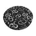 thumbnail image 6 of Uemuo Snake Pattern Round Bar Stool Seat Covers Washable Stool Cushion Slipcover Elastic Bar Chair Covers-, 6 of 7