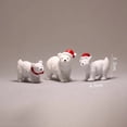 thumbnail image 1 of Adornos en miniatura para árbol de Navidad, estatuilla de reno, alce, Papá Noel, alce, decoración del hogar, Año Nuevo, caja de regalo de Navidad, 1 of 4