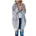 thumbnail image 1 of Uhndy 2022 Jackets for Women, Women Casual Christmas Printed Blouse Mid-Length Cardigan Long Sleeve Tops Sweater Winter Coats Christmas Gifts for Women, 1 of 6
