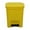Yellow, variant on MOQIN 10 Gallon Trash Can | Plastic Kitchen Waste Bin with Odor Protection of Lid | Hands Free with Step On Foot Pedal and Garbage Bag Rings, for Office Bedroom Bathroom Trash Garbage Bin Brushed