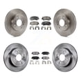 thumbnail image 1 of Transit Auto Front Rear Disc Brake Rotors and Semi-Metallic Pads Kit for Car Hyundai Accent Kia Rio K8F-101438, 1 of 11