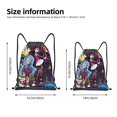 thumbnail image 2 of Zufioo Sac de Sport Monstre à Imprimé Épais, Sac de Gym à Ficelles Lavable en Machine, Sac à Dos à Ficelles Robuste pour Hommes et Femmes-Moyen, 2 of 6