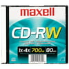 MAXELL 630010 700MB 80-Minute CD-RWs (Single)