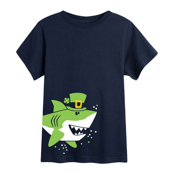 Instant Message - St. Patricks Shark - Toddler Short Sleeve Tee