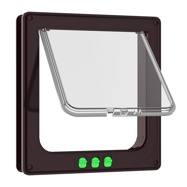 ¡Gran oferta! Puerta grande para gatos con cerradura de 4 vías, puertas para gatos de fácil instalación para gatitos y perritos, puertas para mascotas para Interior y Exterior