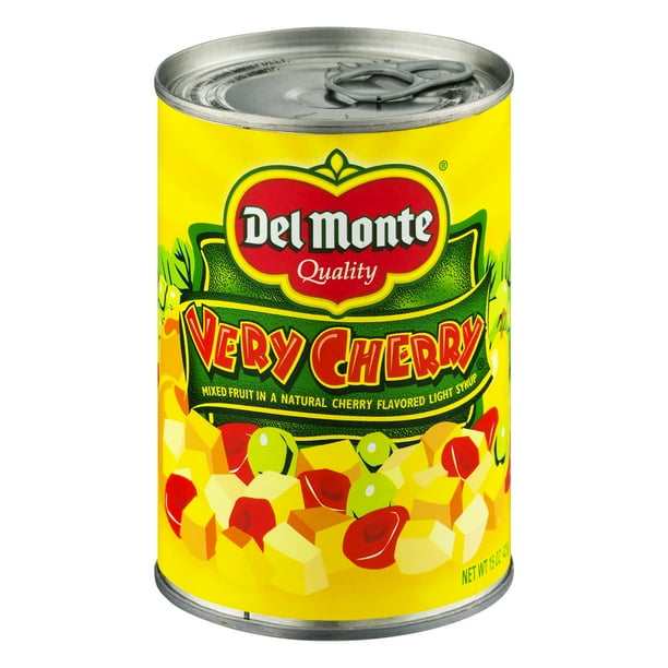 Del Monte Very Cherry Mixed Fruit in a Natural Cherry Flavored Light