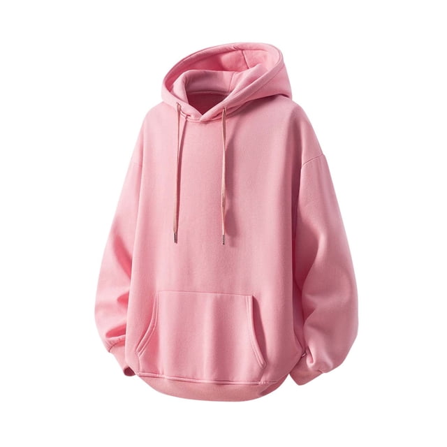 Timdgard Plus Size Sweatshirts for Men Drop Shoulder Hoodies Long Sleeve Loose Pullover Tops Fall Fashion