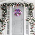 thumbnail image 5 of Christmas Wreath Indoor/Outdoor, Front Door/Wall Decor, Classic Colors, Festive, Gift for Holiday Parties, 5 of 6