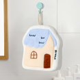 thumbnail image 1 of Ofertas Exclusivas, Preciosa toalla de baño para el hogar de lana coral para colgar con vegetales y súper absorbente Akmoler, 1 of 8