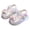 1White, variant on Girls Fisherman Sandals Light up Shoes Cute Bow Flat Summer Dress Shoes Comfy Lightweight Walking Shoes White 7 Toddler