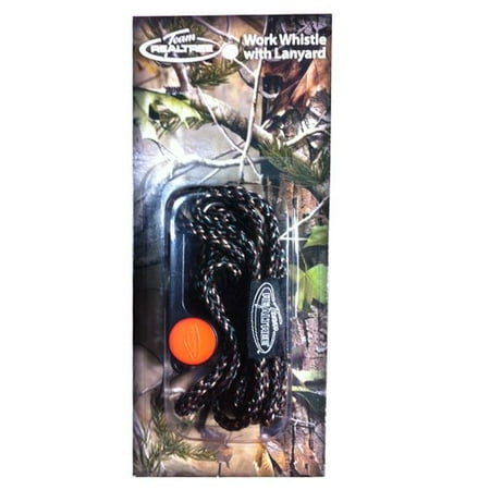 Team Realtree Work Whistle with Camo Lanyard