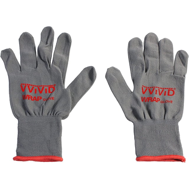 VViViD Vinyl Wrap Application Gloves, Touch Screen Safe - Lint-Free (3 Pairs)