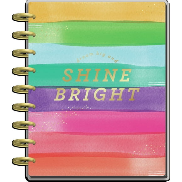The Happy Planner Classic Shine Bright 18 Month Planner, July 2021 - December 2022
