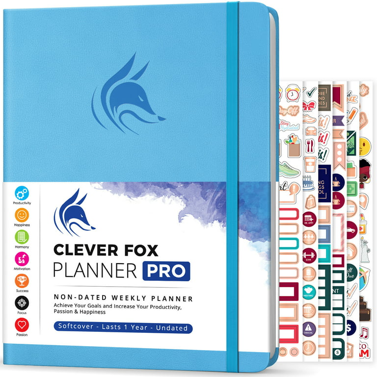 Clever Fox Planner PRO – Blue 
