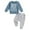 p4 Sky Blue, variant on Toddler Outfits For Boys 3T Toddler Baby Boy Fall Winter Clothes Letter Graphic Long Sleeve Sweatshirt Pullover Tops + Joggers Pants Outfit Set