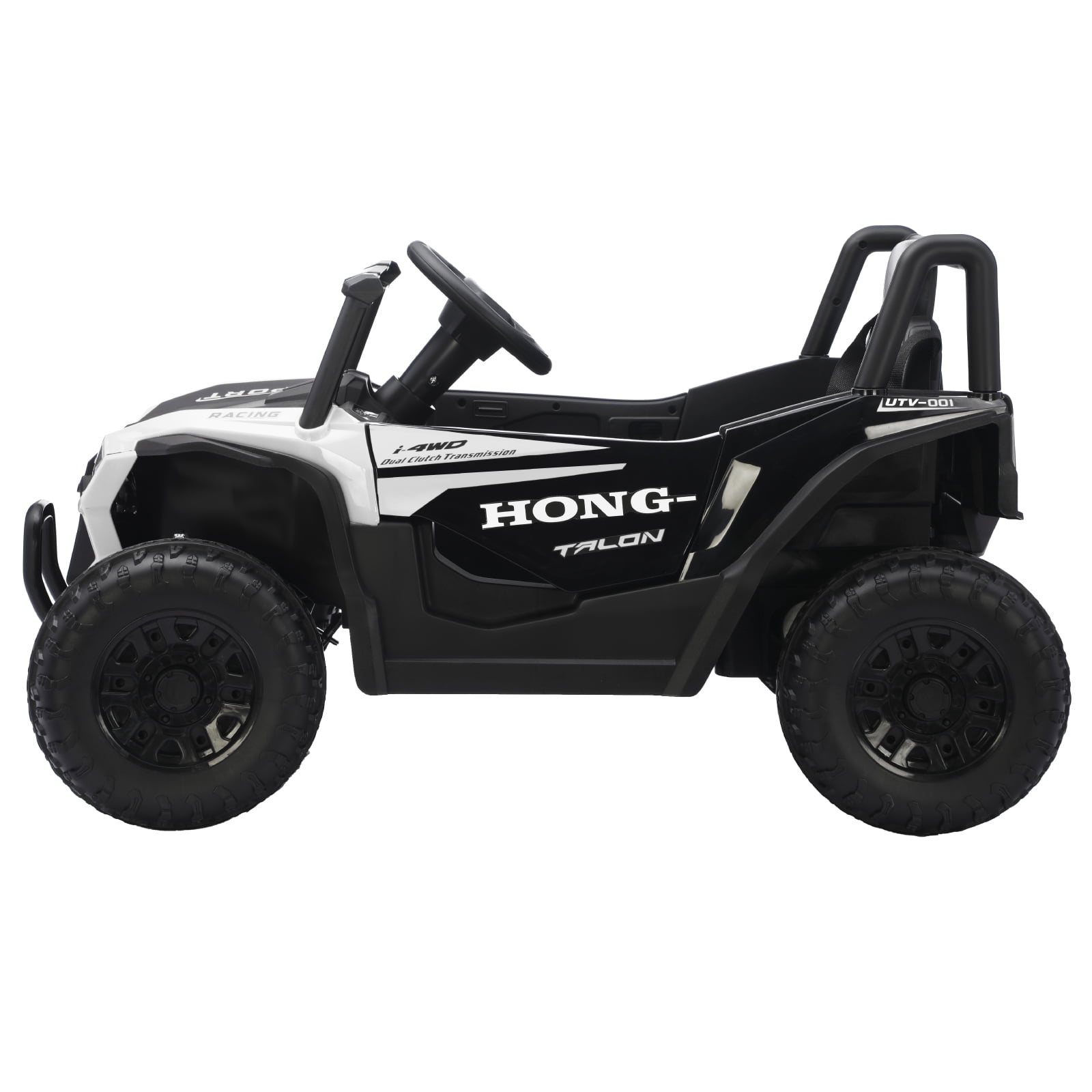 HEIMILI 12V Kids Ride On UTV,Ride on Car Toy w/Remote Control,Electric Off-Road UTV Truck,Remote w/ LED Lights MP&Music Bluetooth USB for Kids,Boys and Girls Aged 3-6 Years (White)