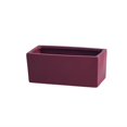 thumbnail image 1 of Macetero Rectangular de cerámica con bandeja, artículos for macetas pequeños perforados de escritorio de oficina, verde, Simple, escandinavo, suculento, 1 of 9