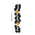 thumbnail image 3 of Moocorvic Thanksgiving Decorations Fall Black Garland 3.28 FT, Autumn Leaf Vines Table Decoration for Party Mantle Indoor, 3 of 7