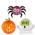 thumbnail image 1 of 3Pcs Paper Lantern Halloween Theme Party Lantern Indoor Halloween Hanging Lantern Decor, 1 of 8