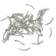 thumbnail image 2 of Paquete de 100 Conectores de Eslabones de Barra de , Eslabones de Barra Giratorios Curvados Plateados para Joyería, 2 of 4