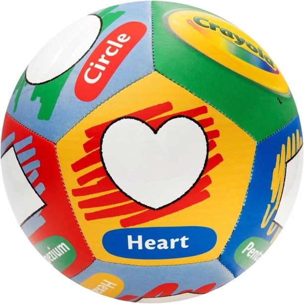 Balón de fútbol Crayola CRAY200BL para niños, talla 5, unisex
