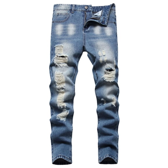THJRPQJFD High Waisted Straight Leg Jeans Boys Jeans Size 6 High Jeans Toddler Boy Sweatpants Newborn Boys Clothes Baby Boy Clothes 9-12 Months 18m, Dark Blue 11-12 Years