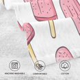 thumbnail image 5 of Yayeee 100% Cotton Hand Towels for Bathroom 16" x 28" Soft Absorbent Kitchen Towel, Pink Ice Cream, 5 of 7