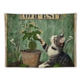 thumbnail image 5 of Orinice Funny Black Cat Signs Cat Pictures Cat Wall Decor, Cat Lover Gifts For Home Office Kitchen Use - I Do What I Want,Tapestry Painting, 5 of 6