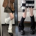 thumbnail image 3 of Sonducket 1 par de calcetines de invierno para mujer y niña JK, calcetines de moda elásticos suaves, calentador de piernas y pies de estilo japonés, Accesorios de disfraces Café Sonducket AP013159-03, 3 of 6