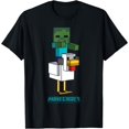 thumbnail image 1 of Minecraft T-Shirt Portrait de Jockey de Poulet - comme sur L'Image - L, 1 of 2
