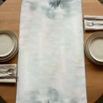 thumbnail image 5 of Table Runners 72 Inches Long Dress Scarves, Green Mountain Farmhouse Kitchen/Dining Table Runner, Coffee Tablerunners, Misty Forest Nature Woodland Pine Tree Landscape 14x72 Inch, 5 of 9