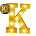 thumbnail image 1 of Dvruxg Light Up Letters, Led Letter Lights 26 Alphabet, Decorative Lighted Letter, Battery Powered Led Marquee Letters for Party, Bar, Night Light, Home Decor, 1 of 4