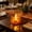 B, variant on Vintage Glass Candlestick LED Electronic Candle Light Ambient Desktop Decoration Night Light Wedding Photo Ornament
