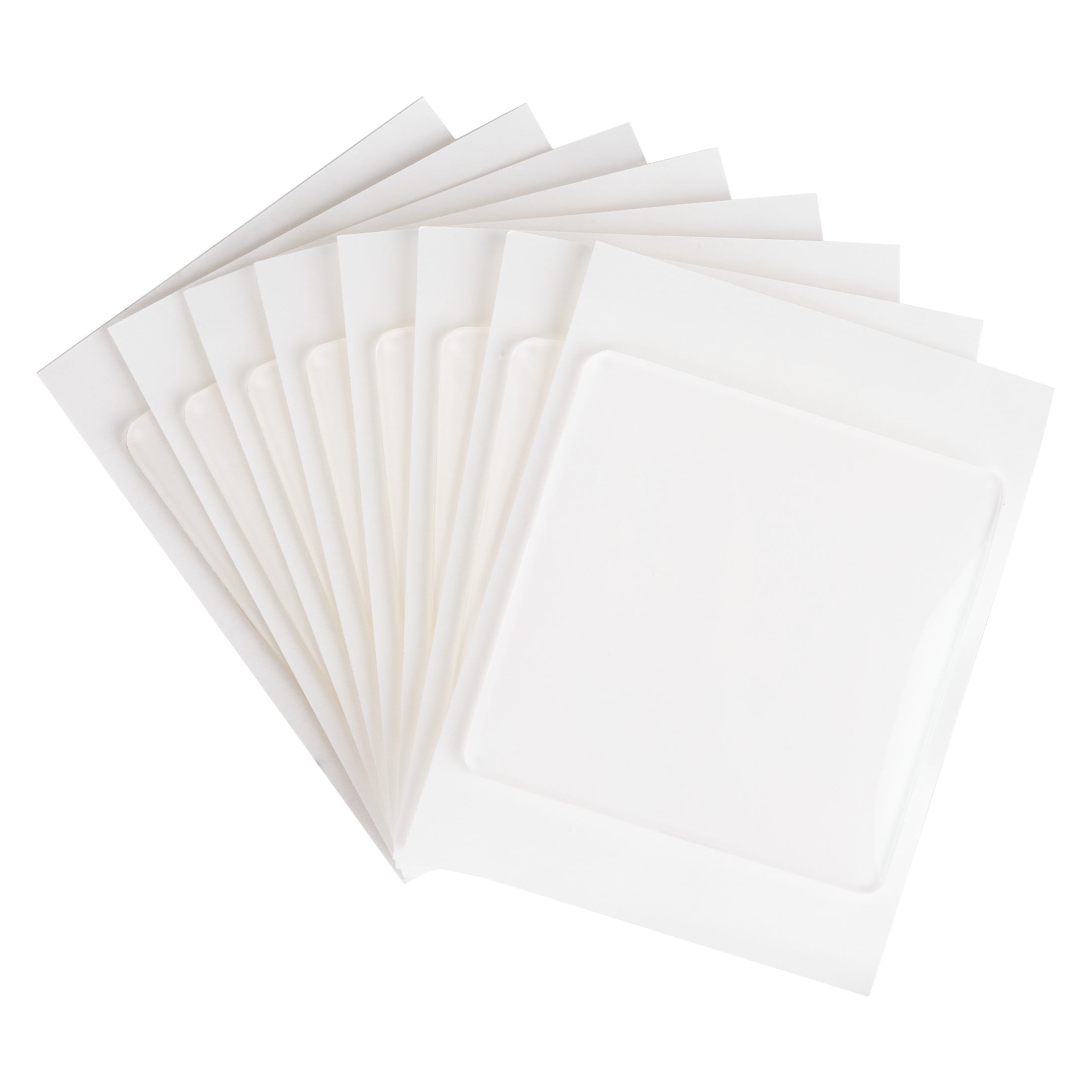 (2 pack) Duck Max Strength Nano-Grab Square Tabs - Clear, 8 pk, 2 in. x 2 in.