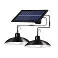 thumbnail image 1 of Advancent Lámpara de araña de 4800mAH, luz LED Solar de doble cabezal con Control remoto, bombilla de pantalla Retro, lámpara impermeable, luz blanca Iluminación y accesorios No.04 Advancent HA005594-04B, 1 of 6