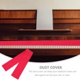 thumbnail image 4 of STRANDCHIC Red Piano Keyboard Cover 1Pack for Home and Practice Use, 4 of 7
