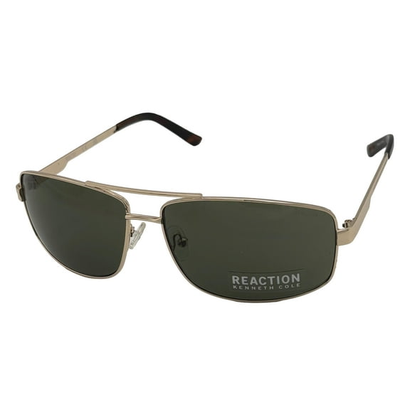 Mens Rectangle Gold Metal Sunglass, KC1430. 32N