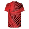 thumbnail image 5 of KIHOUT Men's Cotton Blend Short Sleeve Crew Neck T Shirts, Full Printed Shirts Casual Workout Sports Tops Blosue for Men, 5 of 5