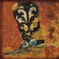 thumbnail image 2 of Dee Dee 15x15 Gold Ornate Wood Framed with Double Matting Museum Art Print Titled - Cowboy Boot, 2 of 4
