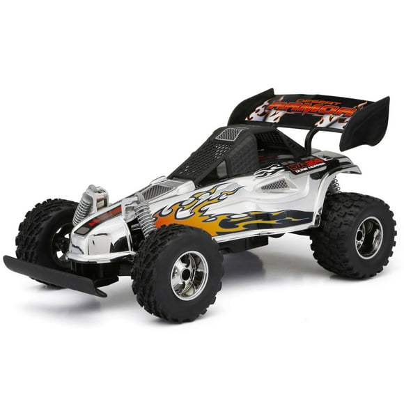 Buggy radiocommandé au 1/16° chromé New Bright Buggy chromé