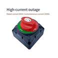 thumbnail image 3 of 12-48V Current Anti-Leakage Switch Car Modification Battery Disconnect Switch 600A Main Power Switch for Yachts Caravans, 3 of 5