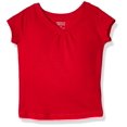 thumbnail image 1 of French Toast T-Shirt à Manches Courtes Col en V pour Filles, Rouge, 3T, 1 of 2