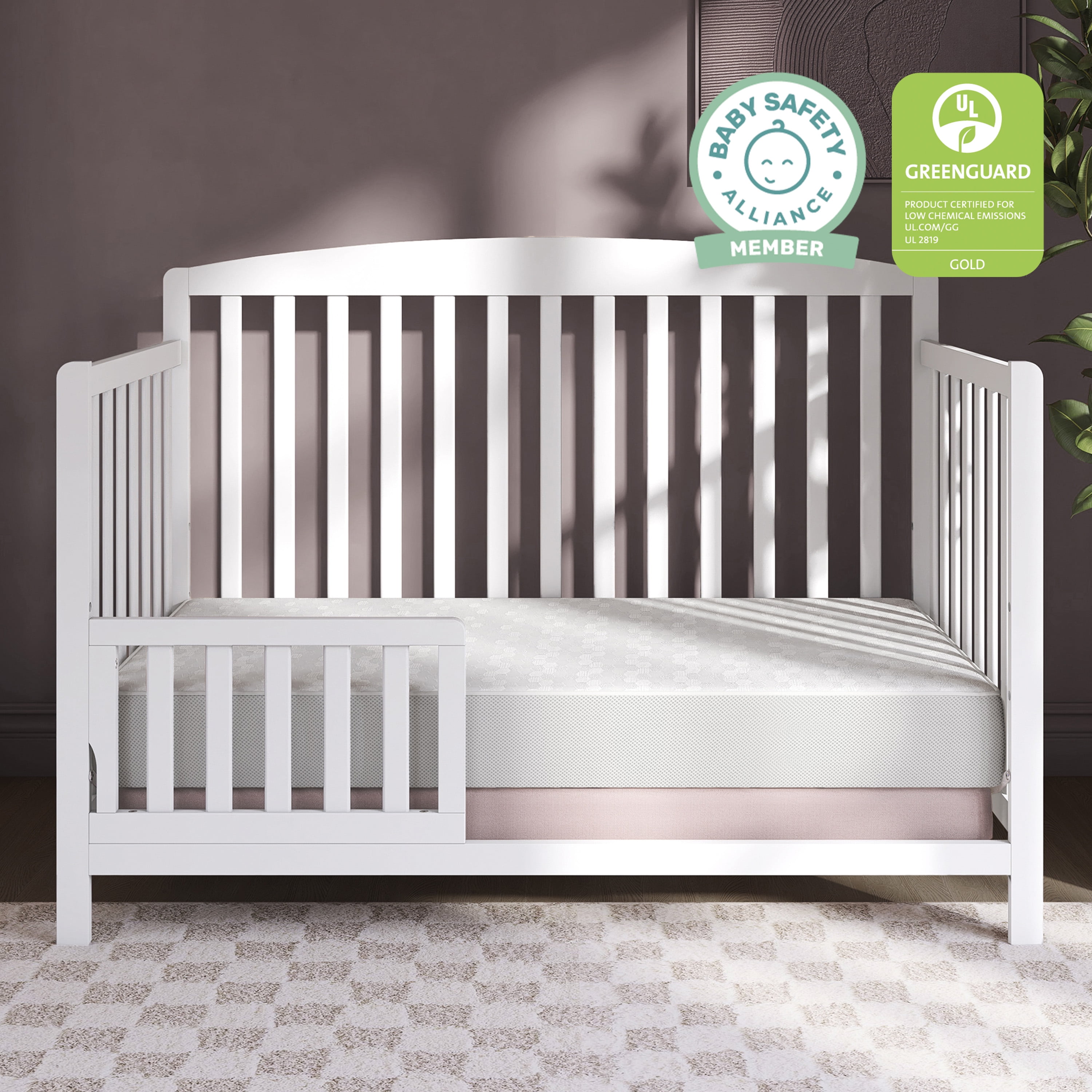 Dream on Me Breathable Orthopedic Firm Crib & Toddler Foam Mattress