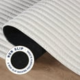 thumbnail image 2 of Beverly Rug Fluffy Modern Ultra Soft Plush Non Slip Easy Shag Indoor Area Rug White 2x3, 2 of 9