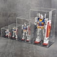 thumbnail image 1 of Clear Acrylic Display Case, Action Figure Organizer, Cube Box And Black Base For Acrylic Display Case-17*13*20cm, 1 of 3
