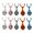 10, variant on Lynono Co.,Ltd Drink Bottle Identifier Clip with Face Pattern Alloy Charm for Parties Picnics Bars and Daily Keys