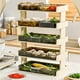 thumbnail image 5 of Organizador de encimera de cocina de plástico desmontable, multifuncional, para almacenamiento de alimentos, para dormitorio, baño, escritorio, color blanco crema, 5 niveles, 5 of 13