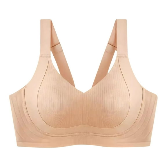 Womens Underwear Bras for Women Full Coverage No Underwire Plus Size Bras Wirefree Comfort Breathable Everyday Bras