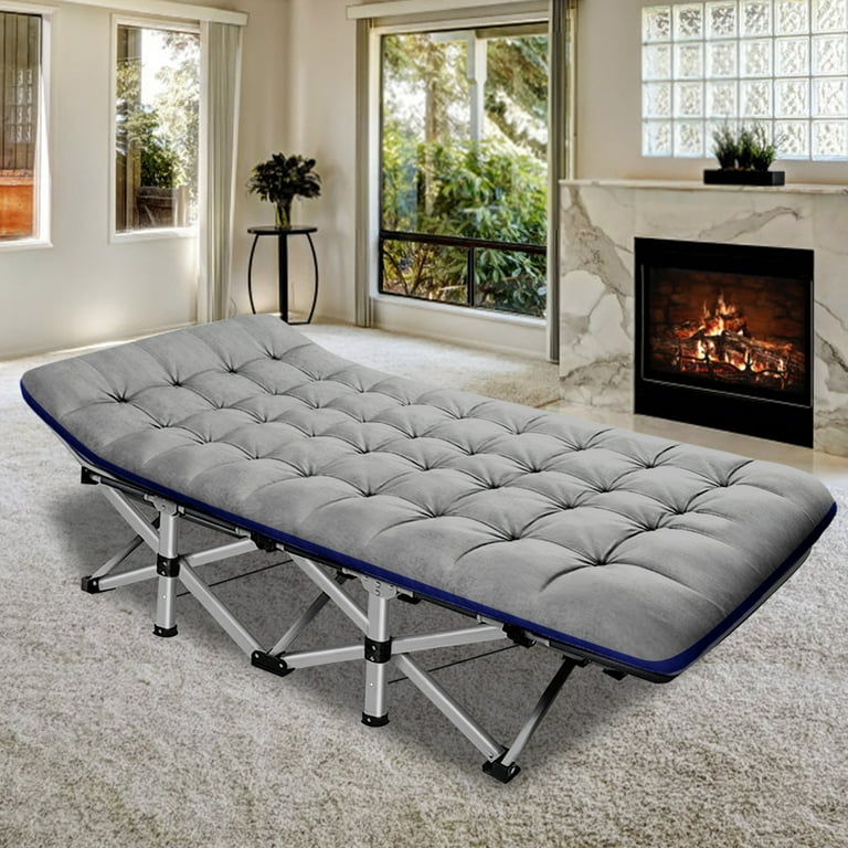 Outdoor Courtyard Folding Adjustable 5 Position Reclining Folding ShangQuan WuLiu Cushion Color Strip