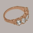 thumbnail image 5 of LBG British Made 18k Rose Gold Cubic Zirconia Womens Eternity Ring - 33 size options - Size 7.75, 5 of 8